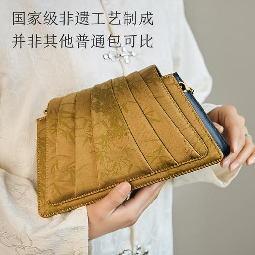 （买赠丝巾）非遗工艺的「软黄金」香云纱包包丨矜贵优雅，流行了百年，依旧时髦，连外国人都在抢！ 商品图1