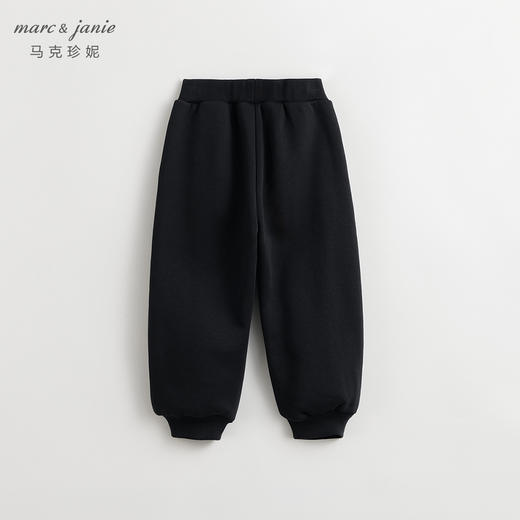 马克珍妮冬装新款 女童撞色字母摇粒绒运动束脚裤 232127 商品图1