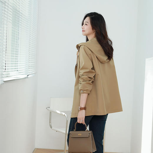 火桐hooton 高定系列 真丝羊毛中长款夹克 商品图3