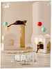 CatS猫家具 告白气球两层猫爬架猫屋猫抓柱不占地实木耐磨剑麻 商品缩略图0