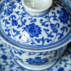 茶香记 手绘青花 缠枝莲盖碗 龍御景窑 古法柴烧 古典雅致 端庄大气 商品缩略图2