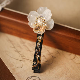 Manreya玛芮雅“山茶甜心”水晶发夹