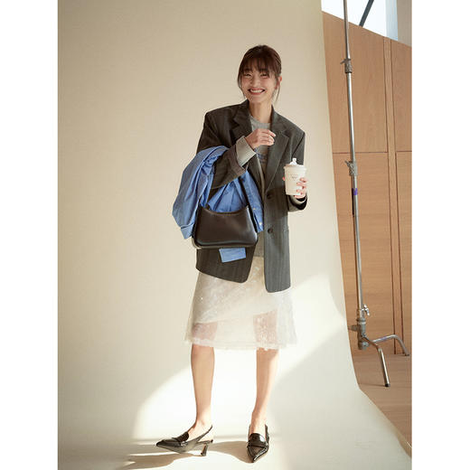 Even Vintage|春日氛围 blingbling精致梦幻层次感亮片A字半身裙 商品图2