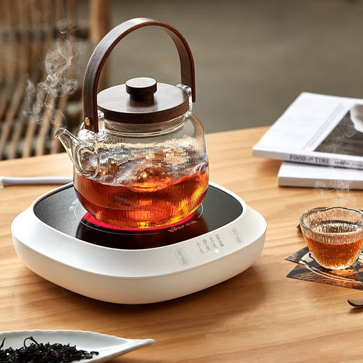 小熊（Bear）电茶炉电陶炉小型围炉煮茶器养生黑白茶多段火力不挑器具加热杯垫100℃可烧水电热底座热牛奶神器 一炉子多用途ZCQ-P12H5（无茶壶） 商品图3