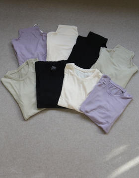 急茬儿的啊 速来抄底 哈！女段 HF 双面德绒 保暖内衣 打底衫 两个款 4色入