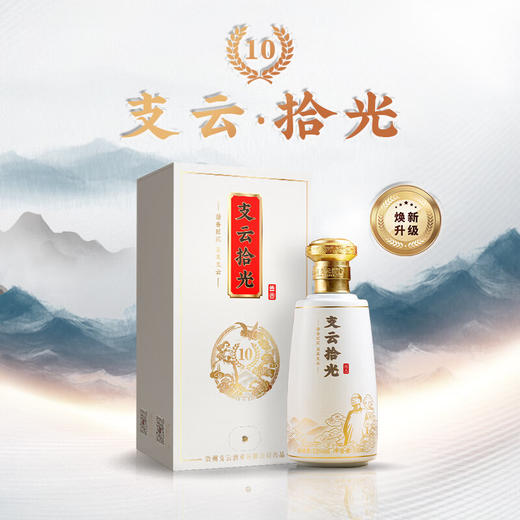 张支云 支云万象 支云拾光酱香型白酒53度500mL单瓶装 商品图1