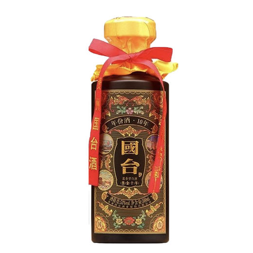 国台 年份10年（黑金）酱香型白酒53度500ml单瓶装 商品图1