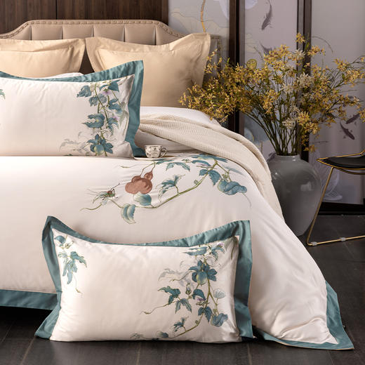 多喜爱 60S贡缎长绒棉四件套 春华秋实/太湖山骨cs 商品图1