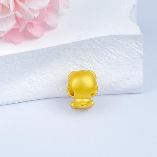 【限时7.5折】【定价黄金】足金 3D硬金猪年生肖金猪手串(V3DSC00279)预售产品下单后不退款不退货不换货不补差价 商品图1