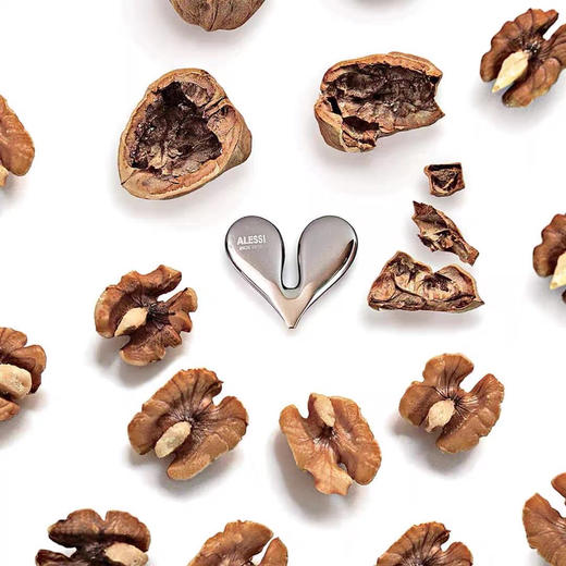 Alessi 小巧心形不锈钢干果核桃坚果夹开果器开壳神器 商品图0