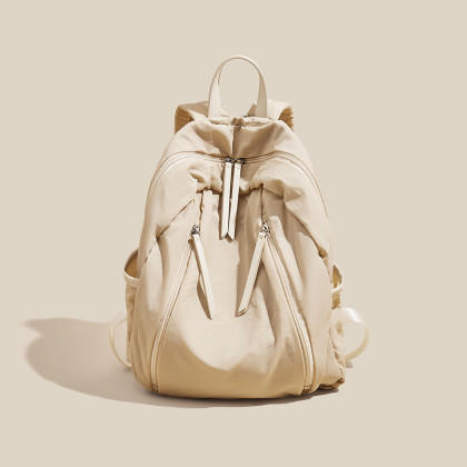 Safiya/索菲娅2024新款时尚轻便旅行背包高中生书包女大容量双肩包 SF9158048Y 商品图8