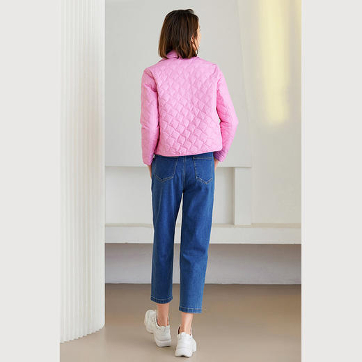 【鹅绒】乔万尼双面穿羽绒服鹅绒新品小个子短款外套ET4T028 商品图4