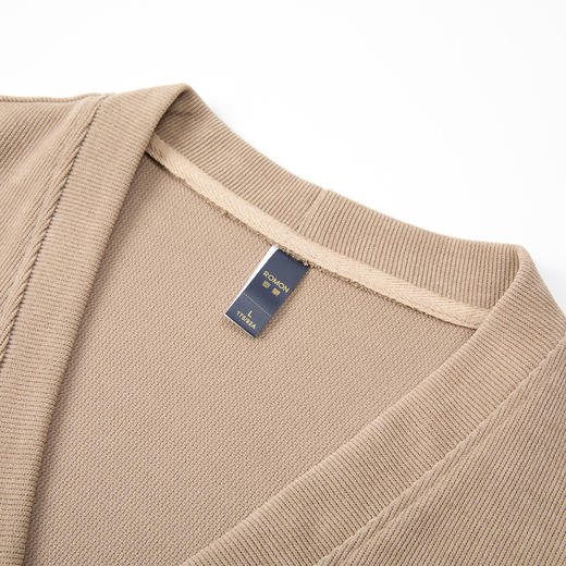 【灯芯绒】罗蒙时尚开衫外套男大V领针织衫男士外套百搭夹克男外套 商品图5