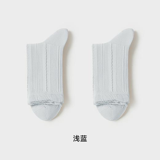 都市丽人简约系列中筒袜高含棉袜子中厚LC4DA7 商品图2