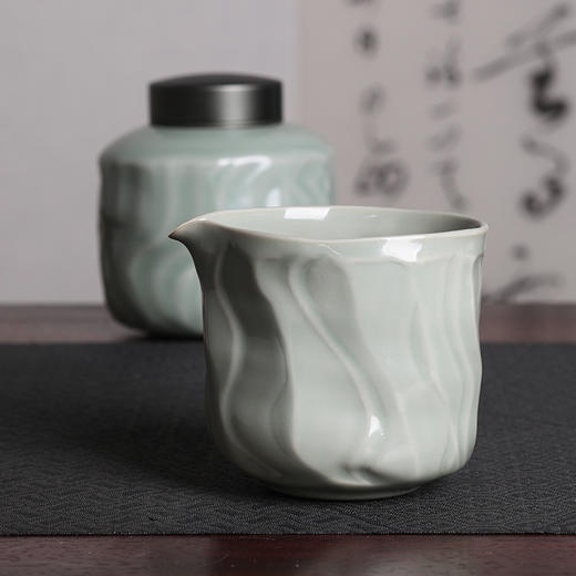 原矿草木灰茶器，隐山杯&公道茶仓&煮水壶 商品图4