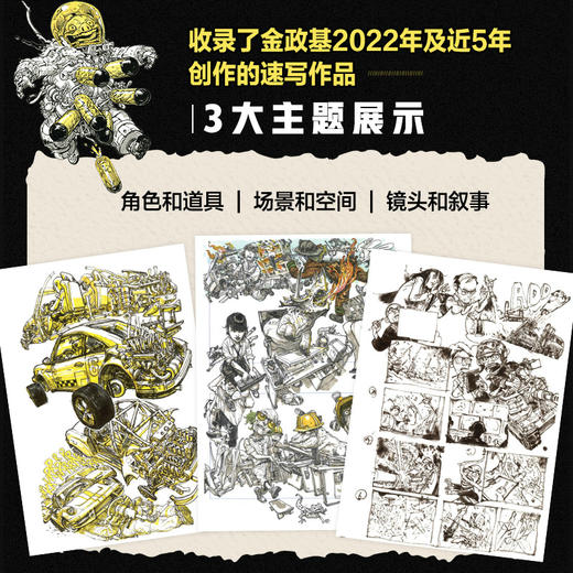 金政基典藏速写作品集 2022([韩]金政基) 商品图2