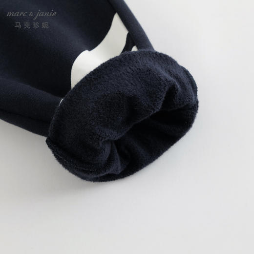 马克珍妮男童时尚撞色条运动裤儿童纯棉裤子束脚裤春装新款240690 商品图4