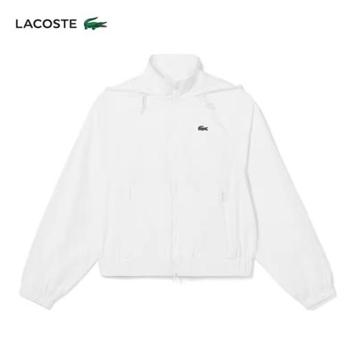 Lacoste法国鳄鱼女装新款纯色休闲百搭宽松夹克外套BF1105-98 商品图0