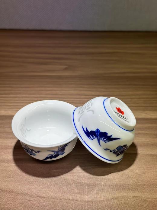 景德镇陶瓷 国瓷红叶 8头手绘福寿双全茶具 商品图7