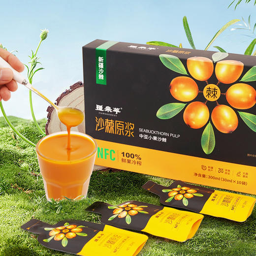 疆果萃NFC中亚小果沙棘原浆 新疆沙棘汁 商品图2
