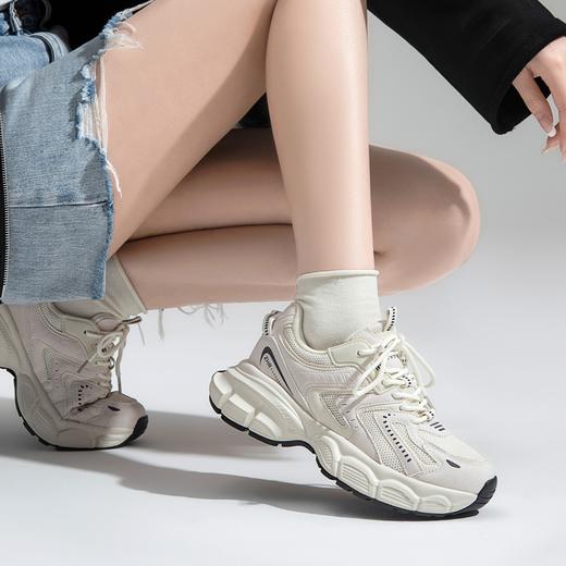 ZHR厚底老爹鞋女2024春季新款复古美拉德休闲百搭活力轻氧运动鞋 商品图1