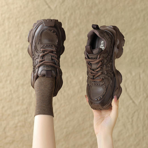 品质好货 | Safiya/索菲娅2023秋冬厚底运动机能废土风机车运动老爹鞋  SF33112766 商品图0