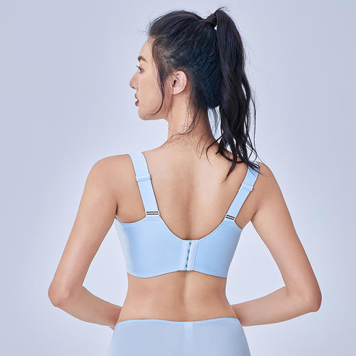 都市丽人完美包容大罩杯内衣女蕾丝文胸CDE杯适穿3/4杯超薄款速干无钢圈四排扣YB42J1 商品图2