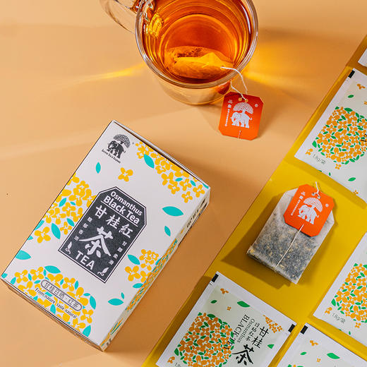 品象袋泡茶桂花甘草滇红茶馥郁香浓甘醇柔滑汤色黄绿明亮回味绵长 商品图2