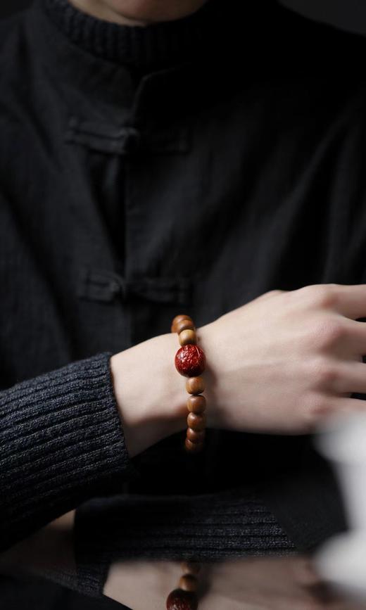 1.0/1.2cm紫檀八大守护神°+老山檀香手串 商品图8