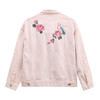 ONIARAI/鬼洗24春夏新品泥棒蓝女款玫瑰鹦鹉刺绣牛仔夹克 N340182 商品缩略图3