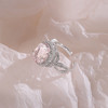 Sugar Morganite方糖摩根石系列 | 方糖蝴蝶结摩根石白金戒指 商品缩略图2