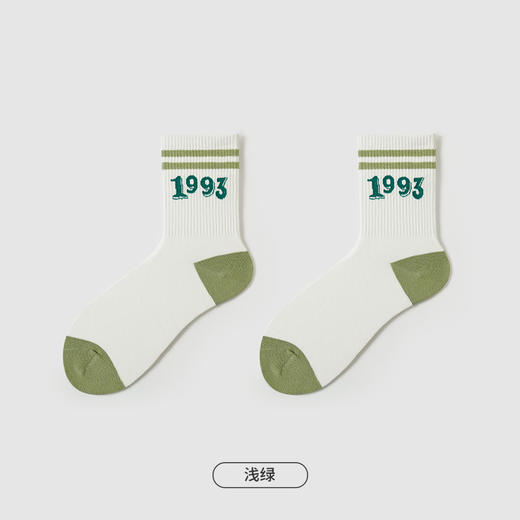 都市丽人时尚系列中筒袜精梳棉袜子中厚LC4DB2 商品图4