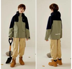8楼诺蒂卡【儿童城市户外】NAUTICA童装 男童女童三防冲锋衣春秋冬季外套  吊牌价799元  折后价399元