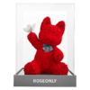 【告白神器】ROSEONLY诺誓 高端定制款 永生玫瑰猫公仔 送爱人女友礼物 商品缩略图3