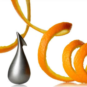 Alessi 削皮刀Apostrophe简约橙子柠檬柑橘削皮器
