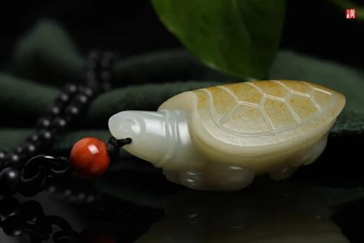 和田玉籽料【龙龟】吊坠 搭配精美编织挂绳 商品图1