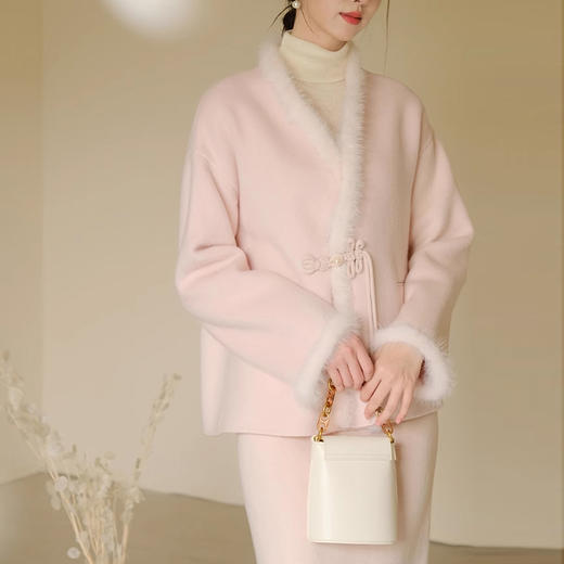 裁缝学苑AS180 新中式双面羊绒上衣纸样双面毛呢半裙打版裁剪样板 商品图4