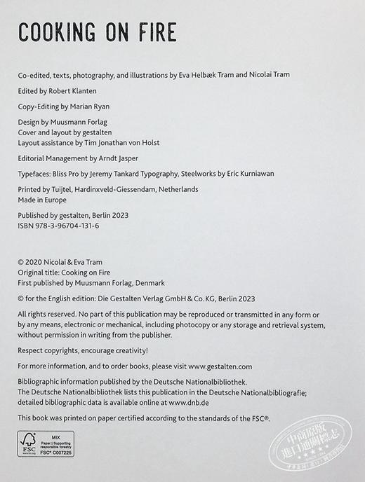 【中商原版】在火上烹饪	Eva Helbaek Tram 英文原版 Cooking on Fire 商品图3