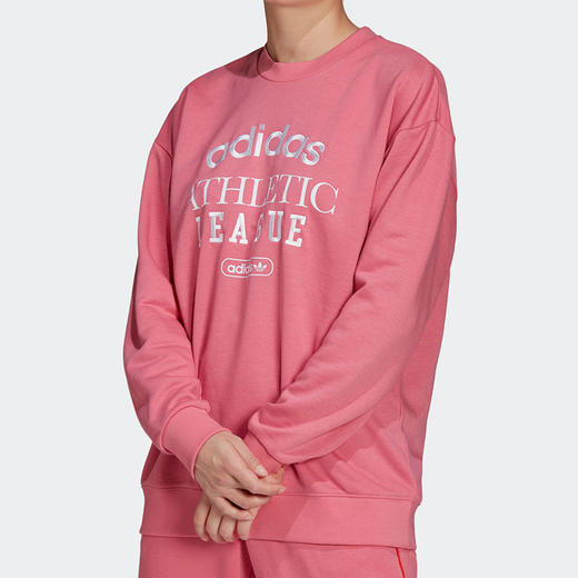 （YY）adidas/阿迪达斯  三叶草休闲女子时尚潮流圆领运动卫衣 HL0049 商品图4