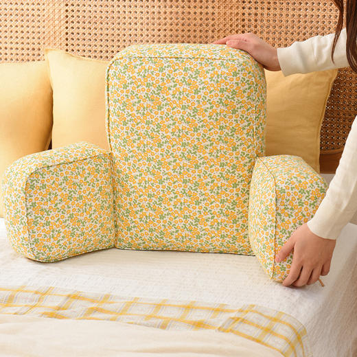 碎花系列机器人儿童腰靠床头靠垫护腰靠垫腰枕 商品图0