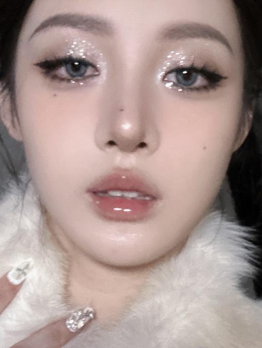 BAOMEICON·半年抛  翡翠碧绿 14.2 <封封 同款> 银闪贵气 | 野性蛇院碧绿，纯粹的混血感~~  国产0-800度<一副两片> 商品图2