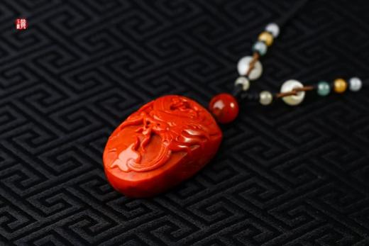 南红 【龙】吊坠 配精美编织挂绳 商品图3