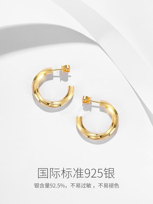 【恋爱频率耳圈】Fanci范琦s925银耳饰 下单即赠精美礼盒+顺丰空运+运费险 商品图1