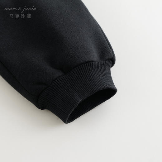马克珍妮冬装新款 女童撞色字母摇粒绒运动束脚裤 232127 商品图3