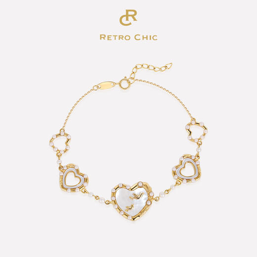 Love Note 情书系列 | 飞鸽爱心手链 商品图0