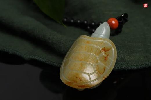 和田玉籽料【龙龟】吊坠 搭配精美编织挂绳 商品图2