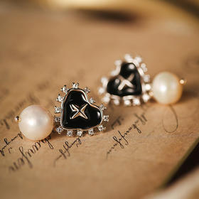 Manreya玛芮雅“暗黑甜心”淡水珍珠耳环