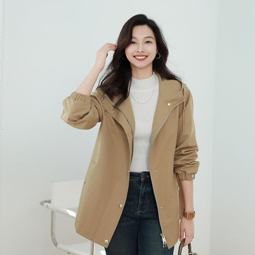 火桐hooton 高定系列 真丝羊毛中长款夹克 商品图2