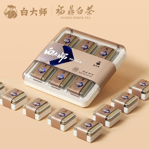白大师福鼎高山老白茶2018年寿眉饼干茶紧压茶叶正宗礼盒装240g 商品图2