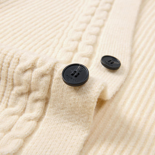 27DKTD8315【复古扭花】罗蒙经典针织开衫男士外套男厚实保暖针织衫男士毛衣男 商品图10